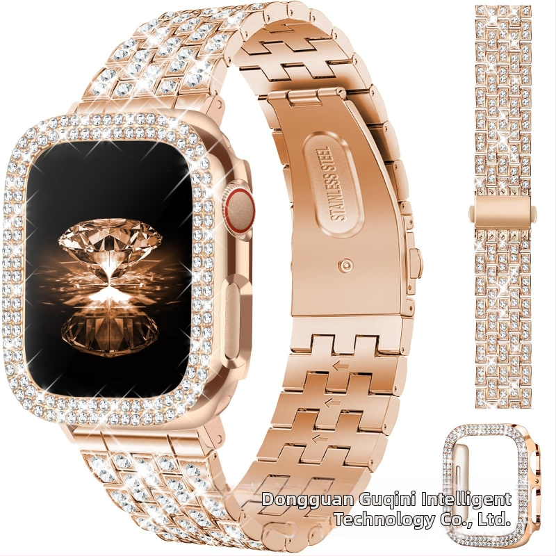 Metalni remen za Apple Watch s dijamantnom ukrašenjem i kopčom na klik