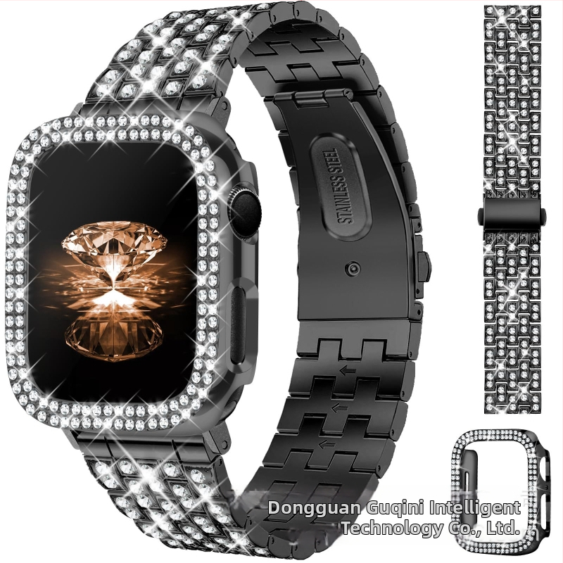 Metalni remen za Apple Watch s dijamantnom ukrašenjem i kopčom na klik