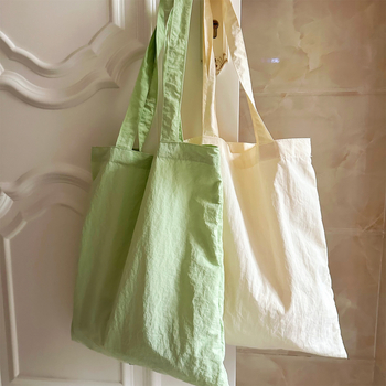 Чанта Tote от полиестер, вертикална квадратна форма, без подплата, двойни презрамки, стил Fresh and Sweet