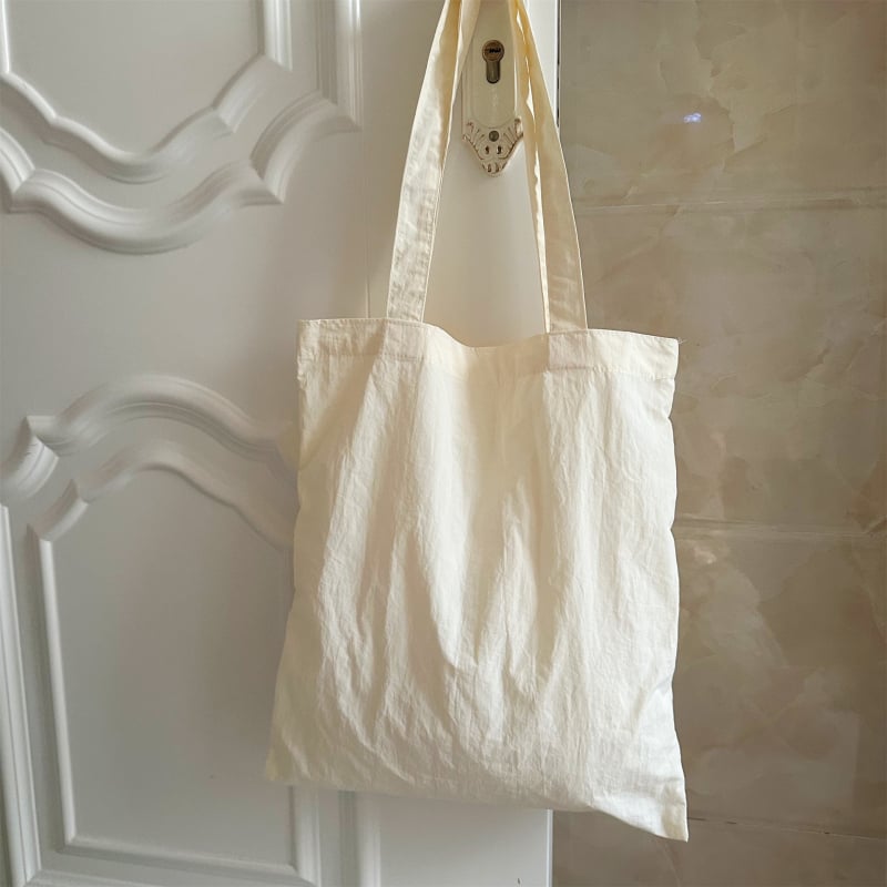 Чанта Tote от полиестер, вертикална квадратна форма, без подплата, двойни презрамки, стил Fresh and Sweet