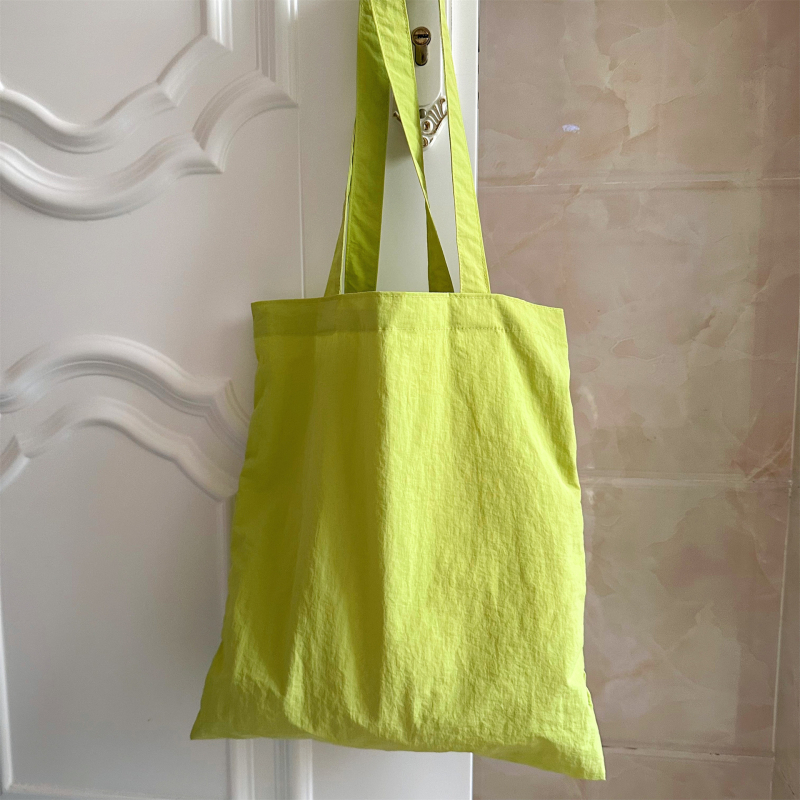 Чанта Tote от полиестер, вертикална квадратна форма, без подплата, двойни презрамки, стил Fresh and Sweet