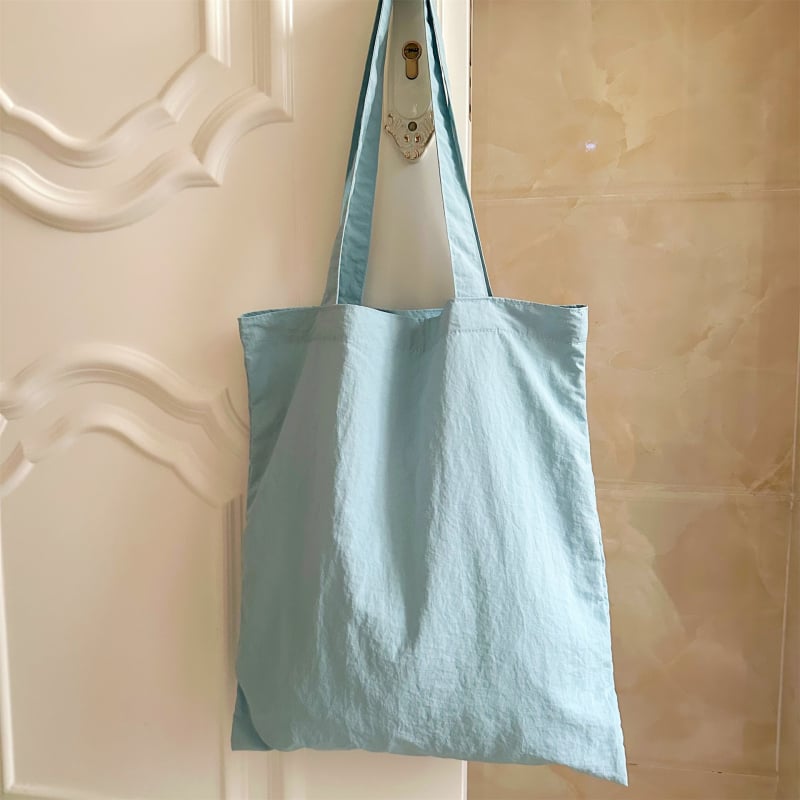 Чанта Tote от полиестер, вертикална квадратна форма, без подплата, двойни презрамки, стил Fresh and Sweet