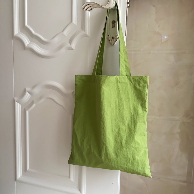 Чанта Tote от полиестер, вертикална квадратна форма, без подплата, двойни презрамки, стил Fresh and Sweet