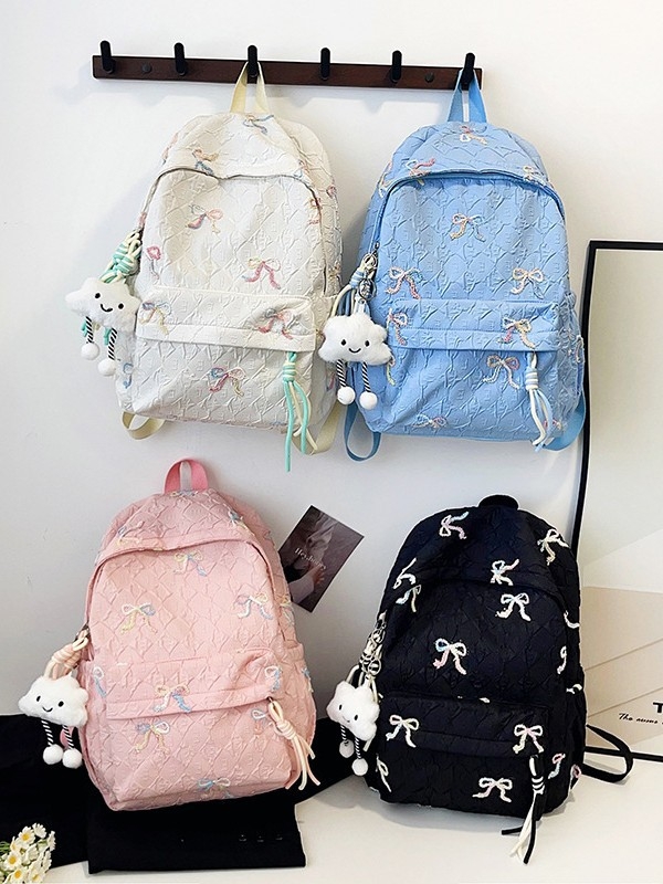 Rucsac școlar stil coreean pentru fete, din nylon, respirabil, ultra-ușor, durabil, reduce sarcina, mare capacitate, pentru elevi gimnaziu