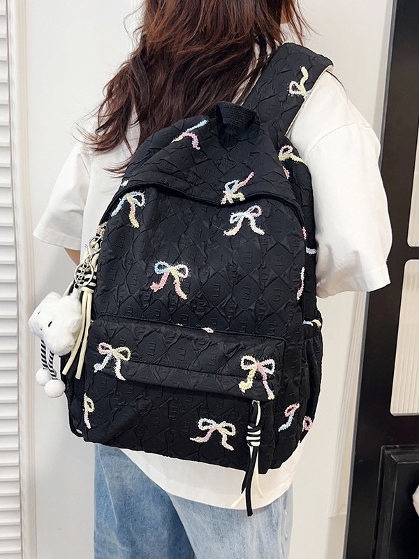 Rucsac școlar stil coreean pentru fete, din nylon, respirabil, ultra-ușor, durabil, reduce sarcina, mare capacitate, pentru elevi gimnaziu