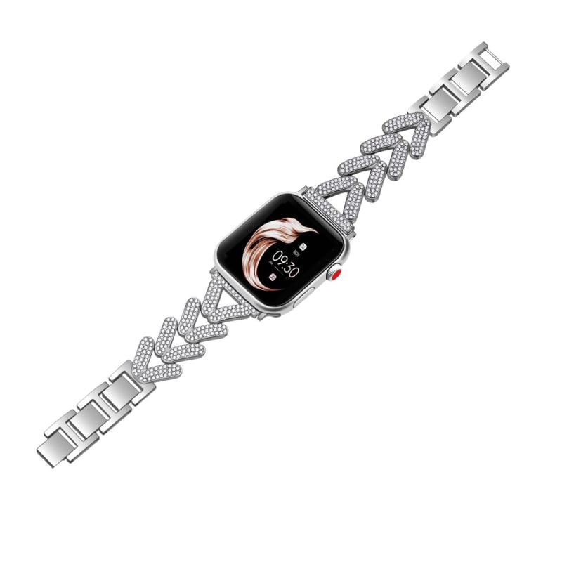 Brățară metalică pentru Apple Watch, compatibilă cu toate seriile, lățime 22 mm, cataramă, greutate 65 g