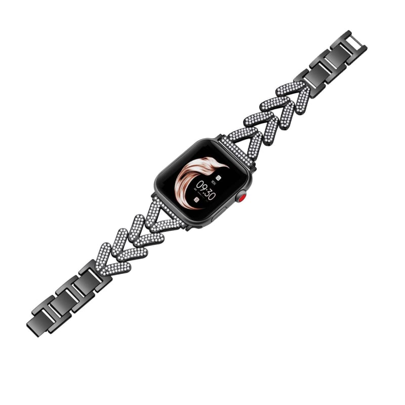 Brățară metalică pentru Apple Watch, compatibilă cu toate seriile, lățime 22 mm, cataramă, greutate 65 g