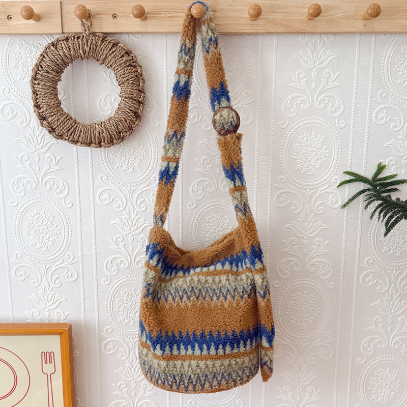 Nova Feld ženska torba za rame za jesen-zimu, pliš, podesiva, svakodnevna i svestrana, velikog kapaciteta, crossbody