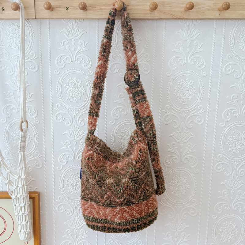 Nova Feld ženska torba za rame za jesen-zimu, pliš, podesiva, svakodnevna i svestrana, velikog kapaciteta, crossbody