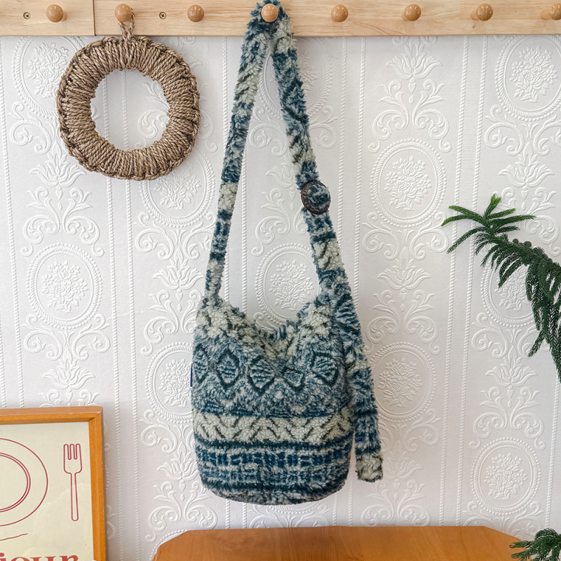 Nova Feld ženska torba za rame za jesen-zimu, pliš, podesiva, svakodnevna i svestrana, velikog kapaciteta, crossbody
