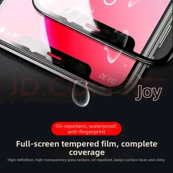 Προστατευτικό οθόνης προσώπου από tempered glass, πλήρης οθόνη, HD, Αντιδακτυλικά αποτυπώματα, για iPhone 13 Pro Max και iPhone 14 Pro Max
