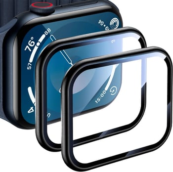 Apple Watch aizsargstikls no kaltā stikla ar izliektām malām