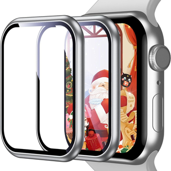 Apple Watch aizsargstikls no kaltā stikla ar izliektām malām