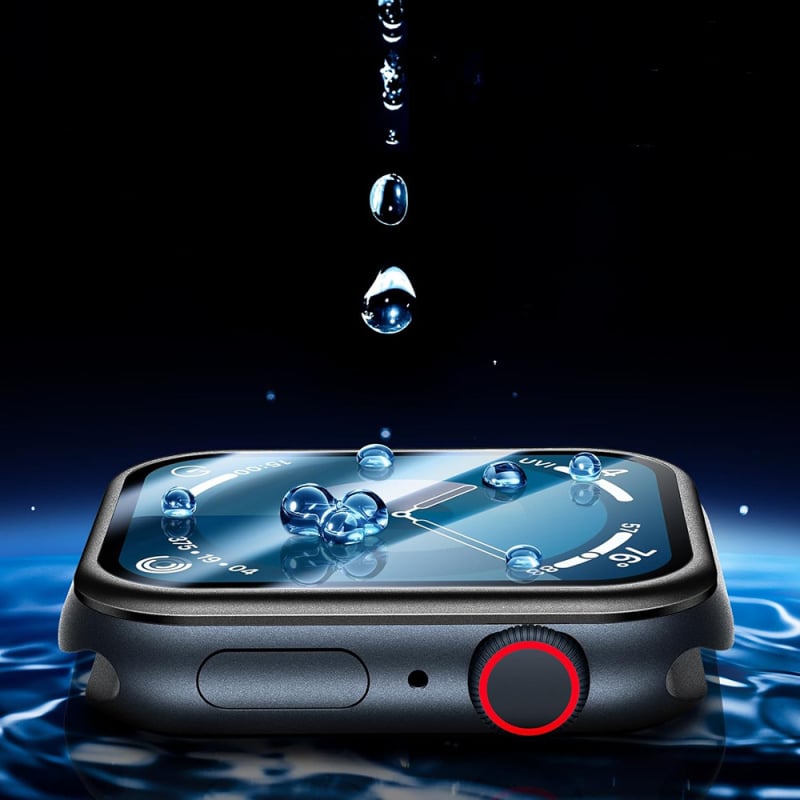 Apple Watch aizsargstikls no kaltā stikla ar izliektām malām