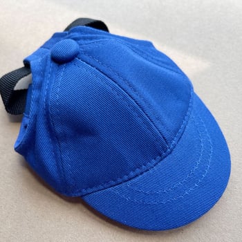 Macska- és kutyáknak szóló baseball sapka, napvédő, monokróm, pamut twill hímzéval, állítható, japán-koreai stílus
