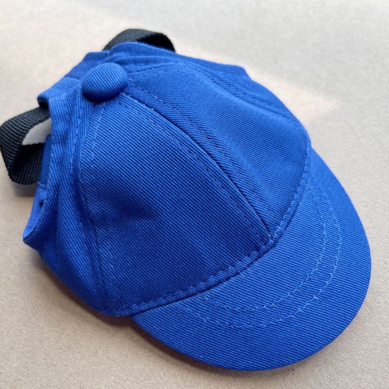 Macska- és kutyáknak szóló baseball sapka, napvédő, monokróm, pamut twill hímzéval, állítható, japán-koreai stílus