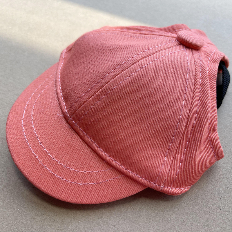 Macska- és kutyáknak szóló baseball sapka, napvédő, monokróm, pamut twill hímzéval, állítható, japán-koreai stílus