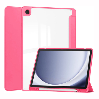 Galaxy Tab A9+ Kryt na tablet, 2-v-1 dizajn, Umelá koža, Proti otlačkom prstov, Podpora režimu spánku, Kompatibilný so Samsung