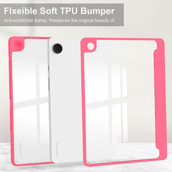 Galaxy Tab A9+ Kryt na tablet, 2-v-1 dizajn, Umelá koža, Proti otlačkom prstov, Podpora režimu spánku, Kompatibilný so Samsung