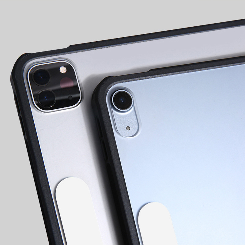 TPU zaštitna futrola s magnetskim odvojivim poklopcem, kompatibilna s iPad Pro 11-inča i iPad Air 6 (2024); mat završetak, Y-oblik trokutastog stalka, otporan na otiske prstiju, otpornost na padove