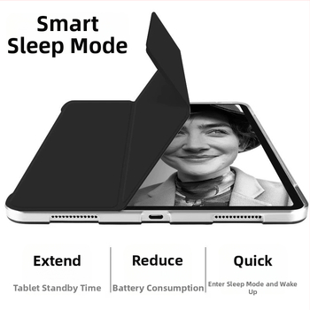 Aizsargājošs vāciņš no mākslīgās ādas Apple iPad, ar miega funkciju, magnētisku aizvērumu un pretkritienu aizsardzību