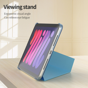 Ochranné puzdro pre iPad mini 6 a 4/5 s integrovaným stojanom, proti pádu, funkcia spánku, tvrdý PC obal, horúce lisovanie