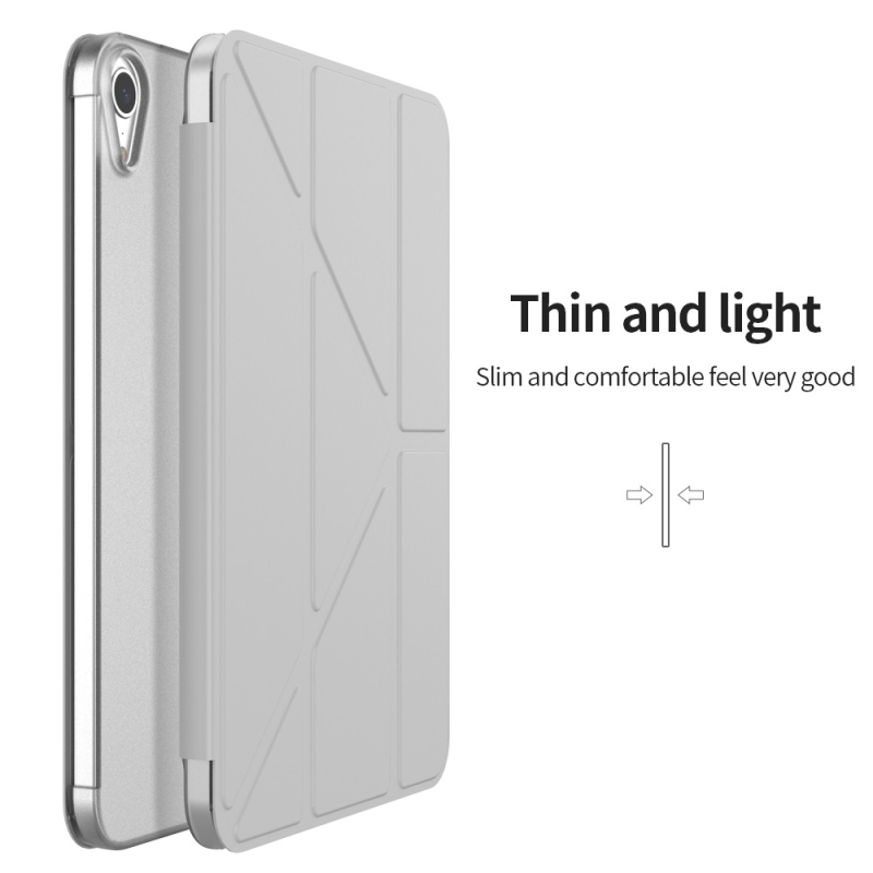 Ochranné puzdro pre iPad mini 6 a 4/5 s integrovaným stojanom, proti pádu, funkcia spánku, tvrdý PC obal, horúce lisovanie