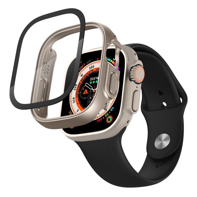 Integrované ochranné puzdro pre Apple Watch Ultra2, 49 mm, s ochranným filmom displeja