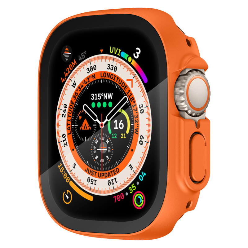 Integrované ochranné puzdro pre Apple Watch Ultra2, 49 mm, s ochranným filmom displeja