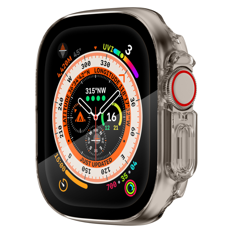 Integrované ochranné puzdro pre Apple Watch Ultra2, 49 mm, s ochranným filmom displeja