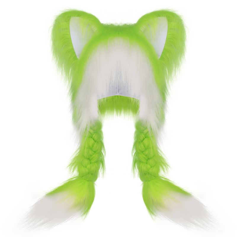 Плюшена шапка с котешки уши, Y2K вдъхновение, за възрастни; Марка: New Domain; За възрастни; Лято 2024