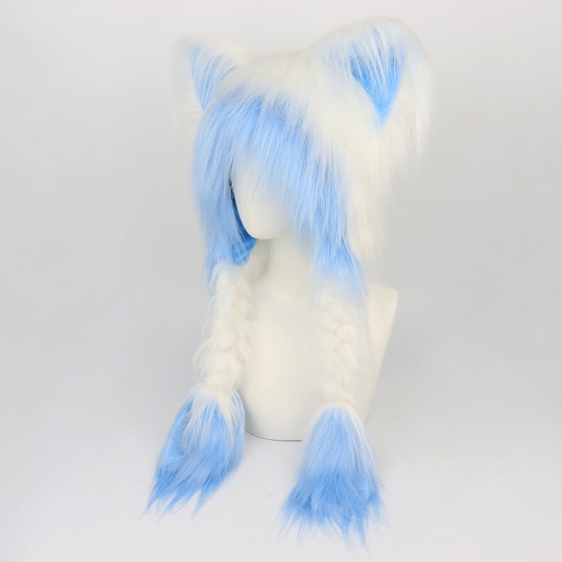 Плюшена шапка с котешки уши, Y2K вдъхновение, за възрастни; Марка: New Domain; За възрастни; Лято 2024