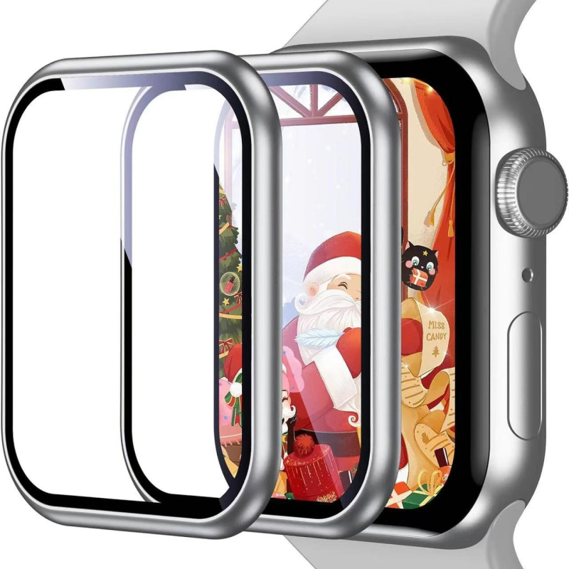 Zaštitna folija s metalnim okvirom za Apple Watch S10