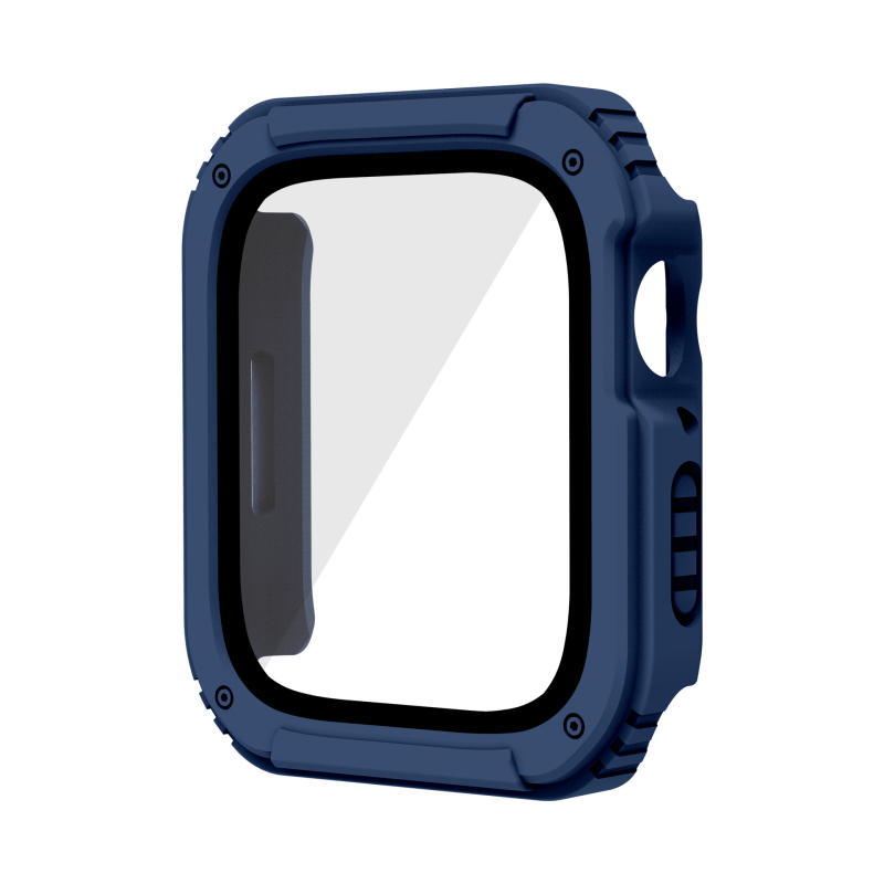 Carcasă de protecție Apple Watch 49mm, cu protecție a ecranului integrată, TPU+PC