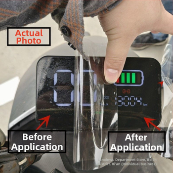 Ochranná fólia displeja pre elektromobily a motocykle – stredová konzola, HD TPH film, univerzálne použitie, model 1004530819