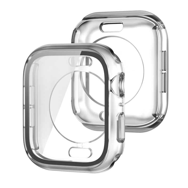 Carcasă Apple Watch Ultra cu acoperire completă față-spate, PC cu finisaj electroplacat și folie temperată, design integrat