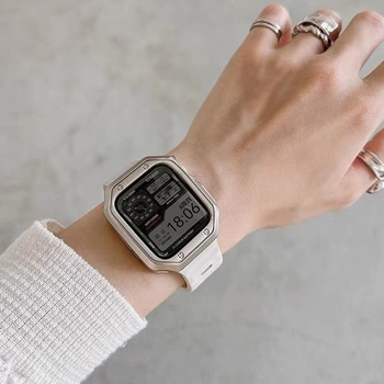 Zaštitno kućište za Apple Watch za S9/Ultra — TPU oklop, mekana ljuska i elektroplatirani završetak