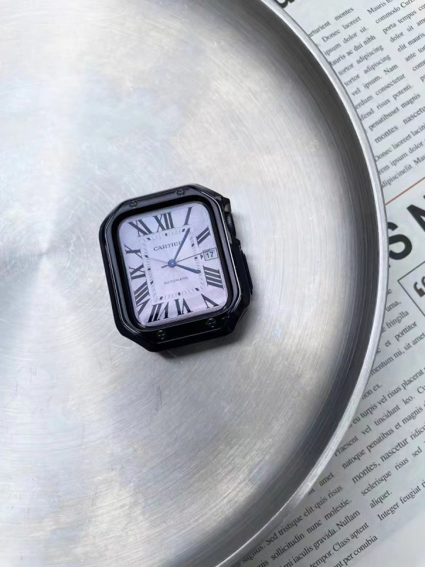Zaštitno kućište za Apple Watch za S9/Ultra — TPU oklop, mekana ljuska i elektroplatirani završetak