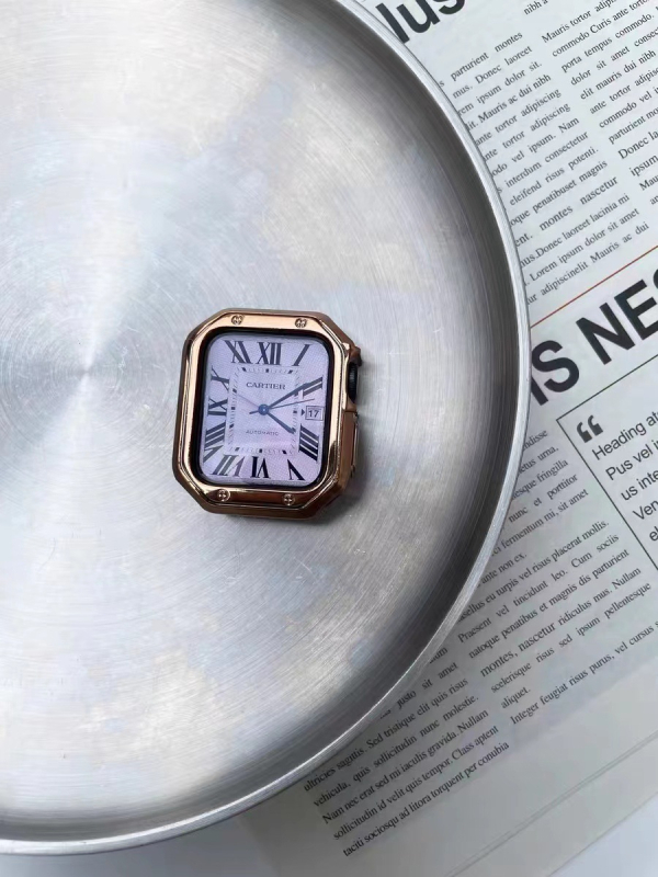 Zaštitno kućište za Apple Watch za S9/Ultra — TPU oklop, mekana ljuska i elektroplatirani završetak