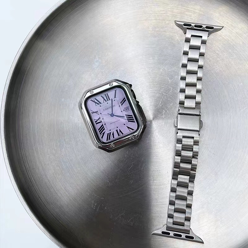 Zaštitno kućište za Apple Watch za S9/Ultra — TPU oklop, mekana ljuska i elektroplatirani završetak