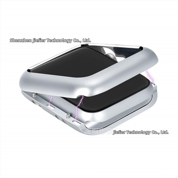 SP Apple Watch apsauginis dėklas — aliuminio lydinio, magnetinė metalo konstrukcija, suderinamas su iWatch234567, išleistas 2019 m., pakuotė spalvotame dėžutėje