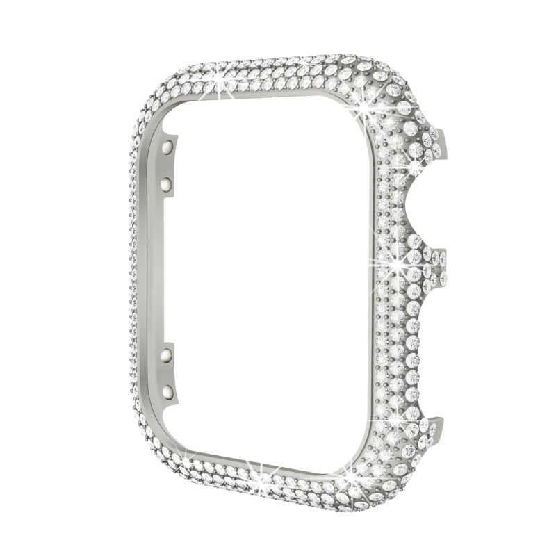 Apple Watch apsaugos dėklas su deimantinės liejimo rėmu – lydinio medžiaga, suderinamas su Apple Watch, svoris 10 g, prekės ženklas Yiqixin