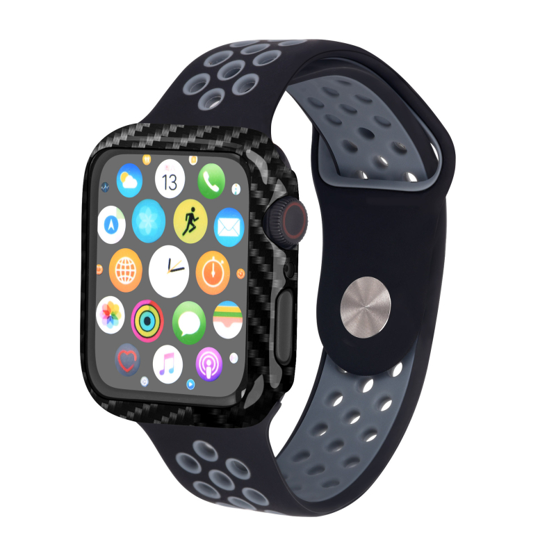 Θήκη Apple Watch QAdir για σειρές 4–7, ανθρακονημάτινο αραμίδιο