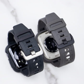Integrirano silikonsko kućište i remen za Apple Watch (40/41mm, 44/45mm, 49mm)