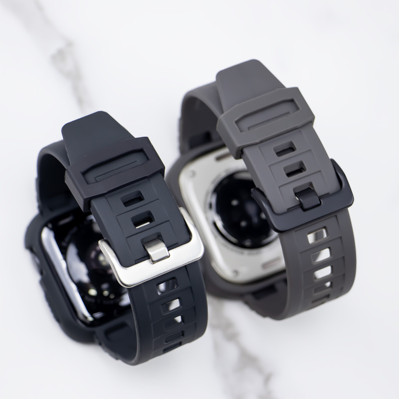 Integrirano silikonsko kućište i remen za Apple Watch (40/41mm, 44/45mm, 49mm)