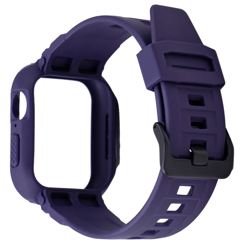Integrirano silikonsko kućište i remen za Apple Watch (40/41mm, 44/45mm, 49mm)