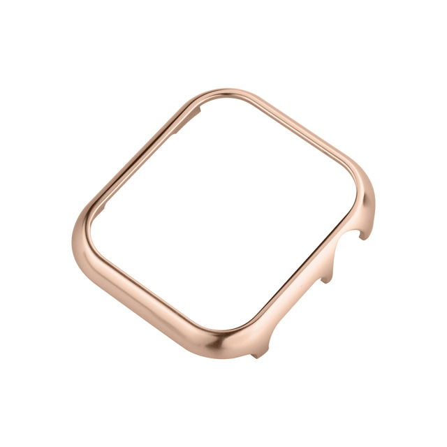 Kućište za Apple Watch od aluminijskog legura, model 9876, tanak prorezani okvir, metalno zaštitno kućište