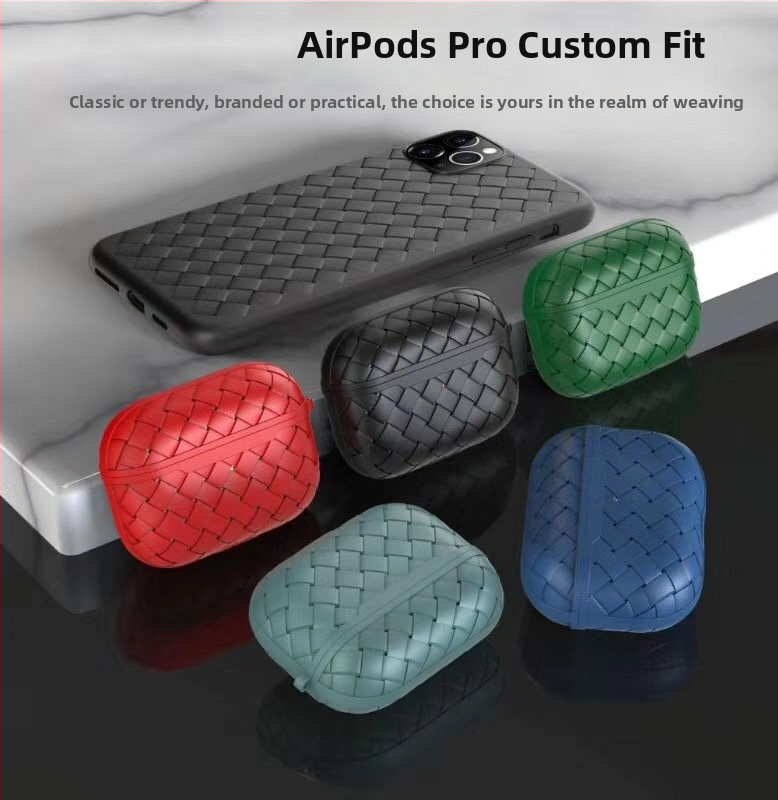 Ochranné puzdro s tkanou textúrou pre Apple AirPods 4. generácie a AirPods Pro 2. generácie