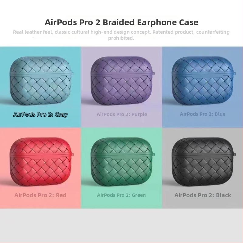 Ochranné puzdro s tkanou textúrou pre Apple AirPods 4. generácie a AirPods Pro 2. generácie