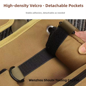 Portatyvinis ritinėlio tipo įrankių krepšys elektros meistrui, daugiafunkciniam remontui ir įrankių saugojimui automobilyje